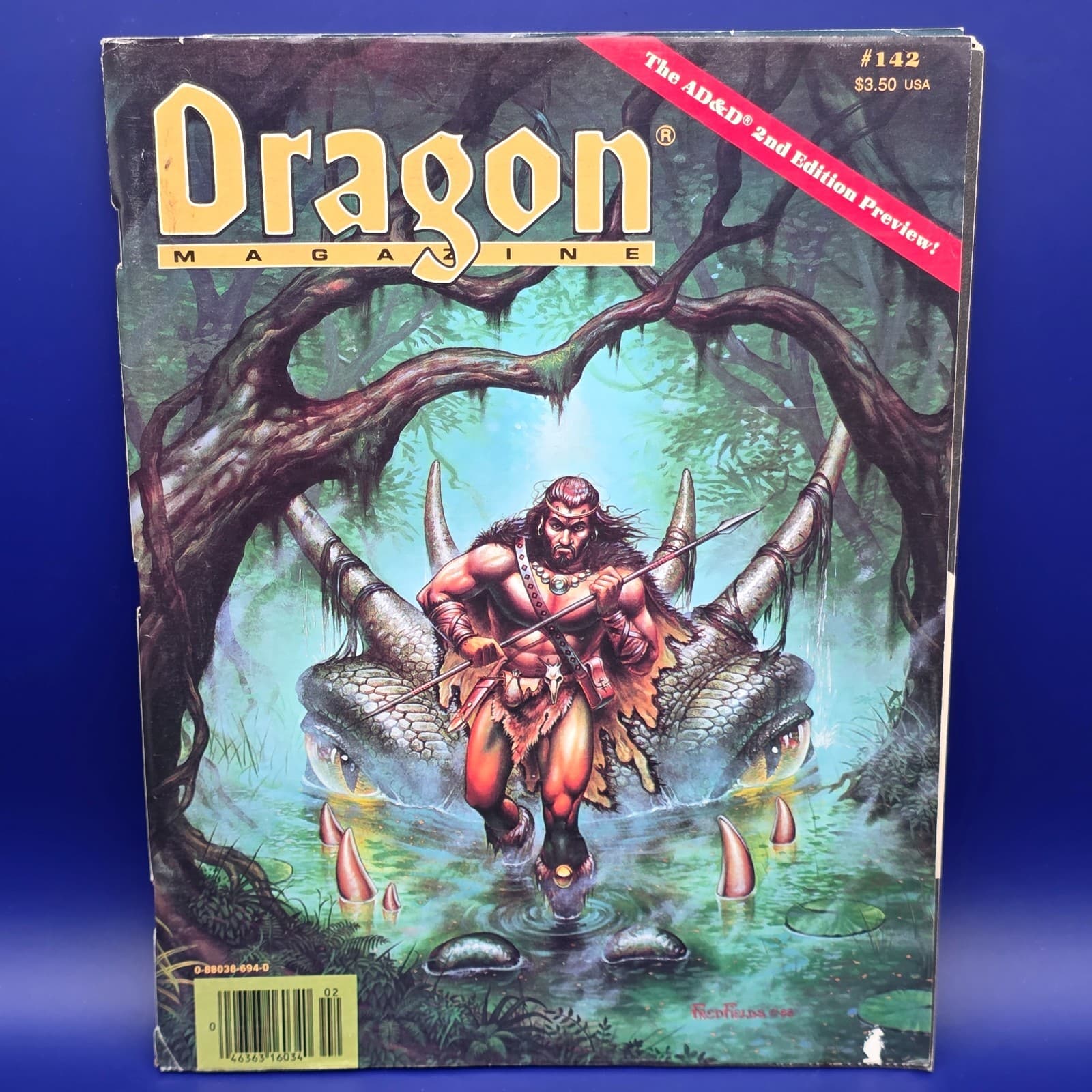 Dragon Magazine #142 w/ attached AD&D 2nd Edition Preview