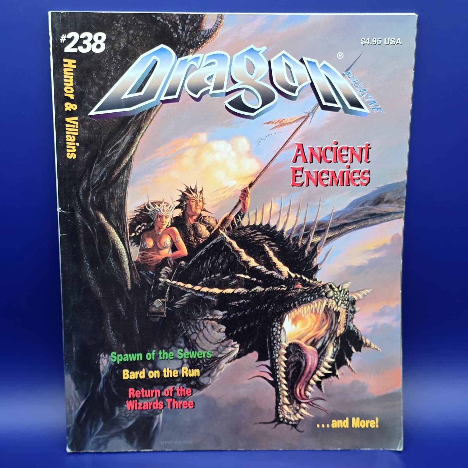 DRAGON MAGAZINE #238 AUGUST 1997 TSR ADVANCED DUNGEONS & DRAGONS HUMOR & VILLIAN