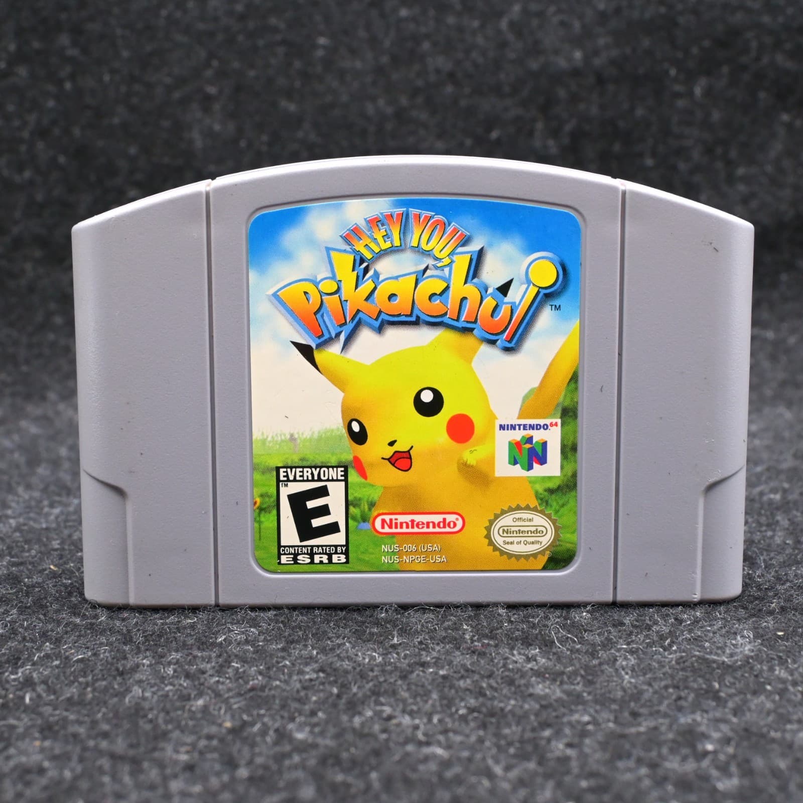 Hey You Pikachu Nintendo 64, 2000 N64 Game Cartridge Only