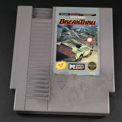 BreakThru (Nintendo Entertainment System, 1987) NES, Tested, 5-screw Five Screw
