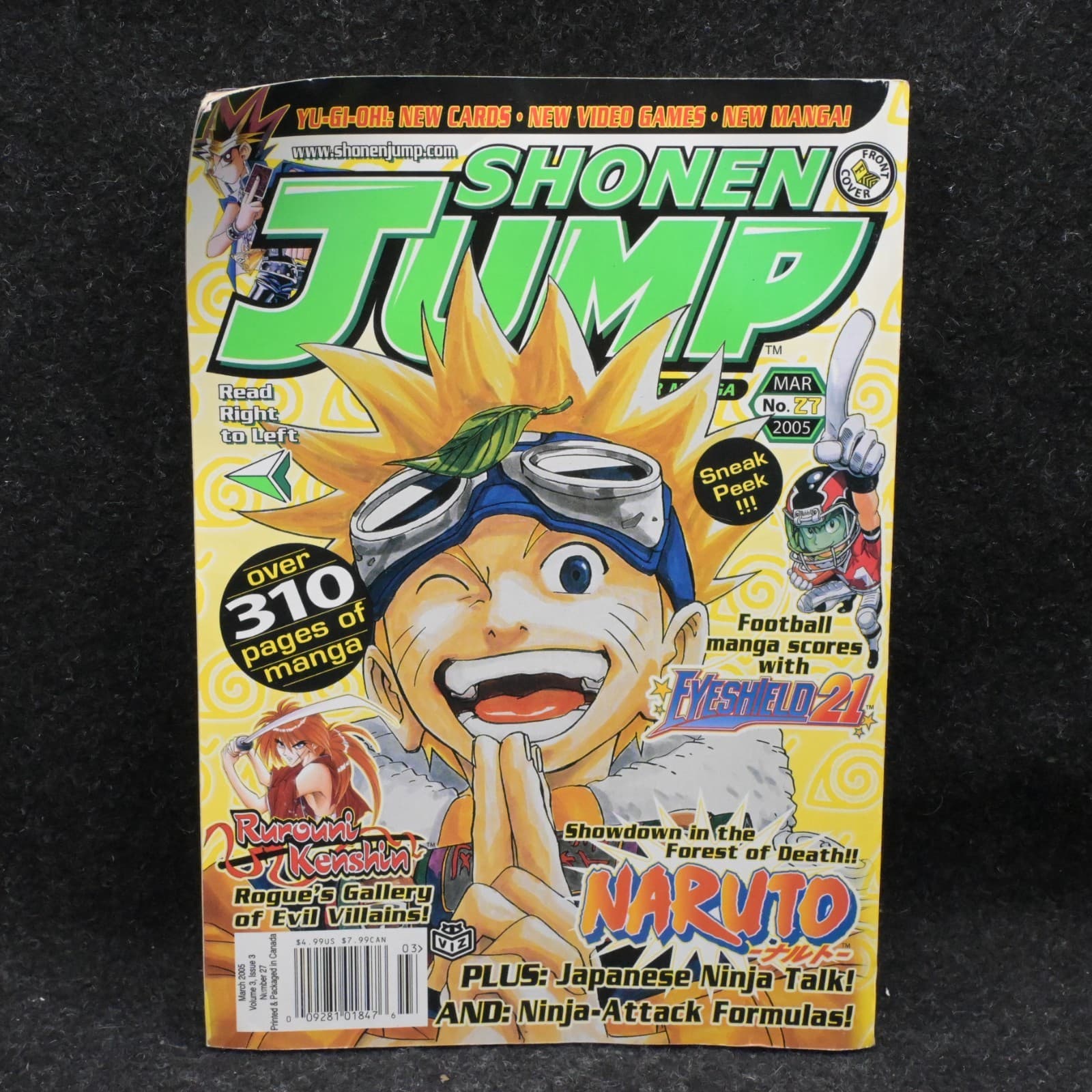 2005 Shonen Jump Yu Gi Oh! Manga Magazine Anime Comic Book Issue 3 #27 March 310