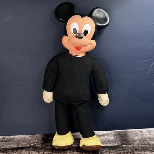 Vintage 1975 Disney 18" Mickey Mouse "Marching Mickey" Doll Hasbro