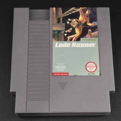 Lode Runner NES Nintendo 5-Screw variant AUTHENTIC TESTED WORKS