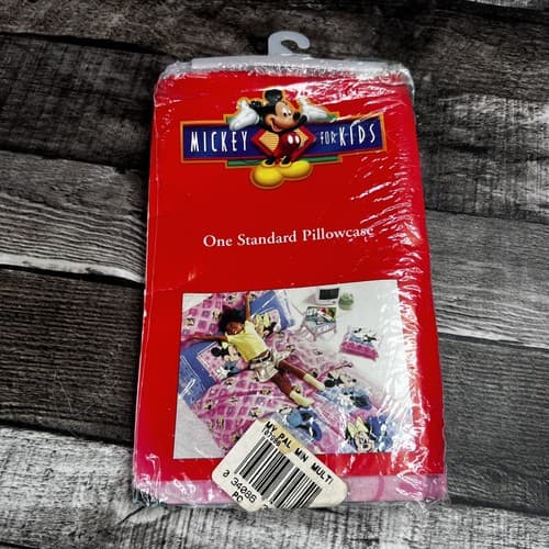 Vintage Disney Mickey for Kids Standard Pillowcase My Pal Minnie 20 x 26" NIP