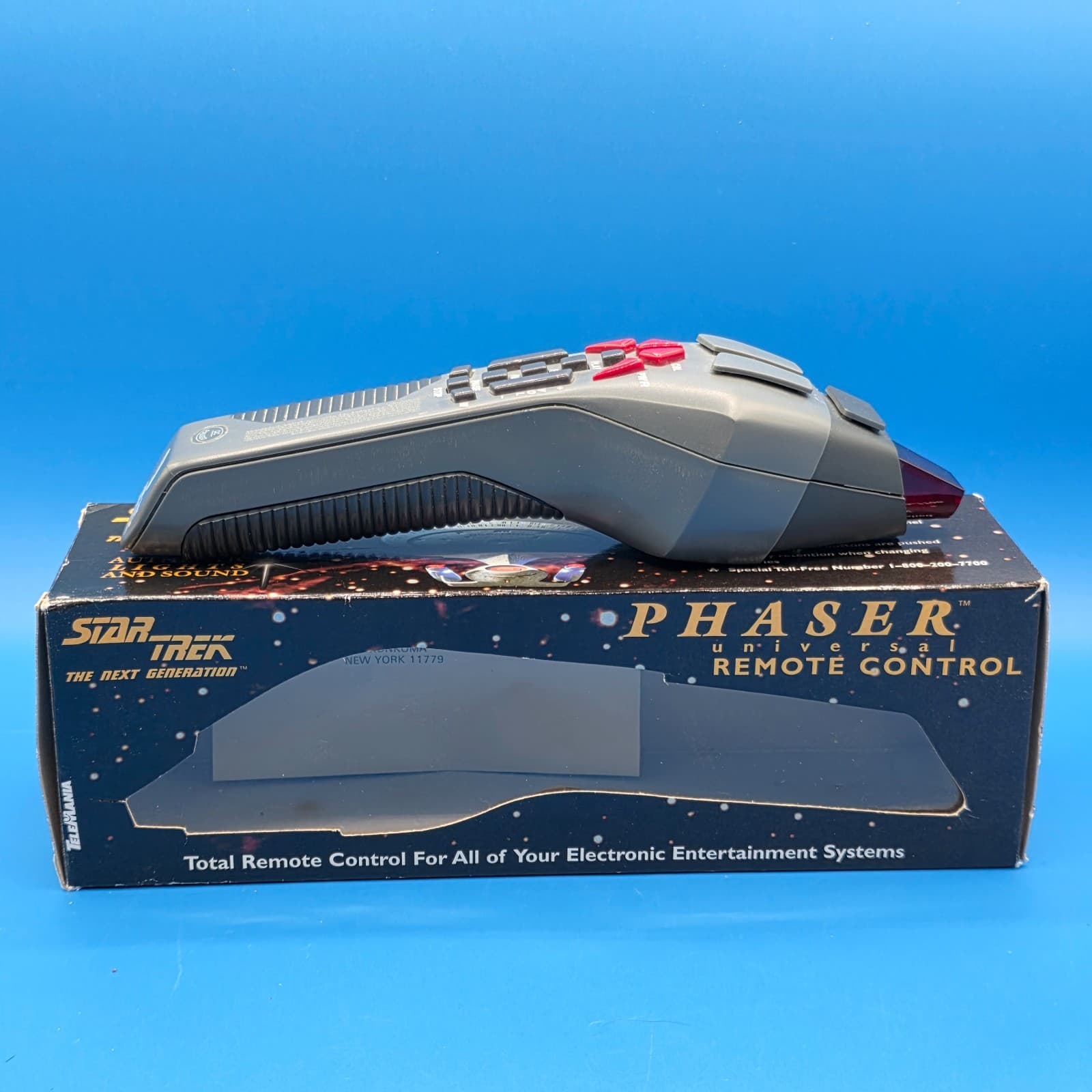 Star Trek The Next Generation Phaser Universal Remote Control 1996 Vintage