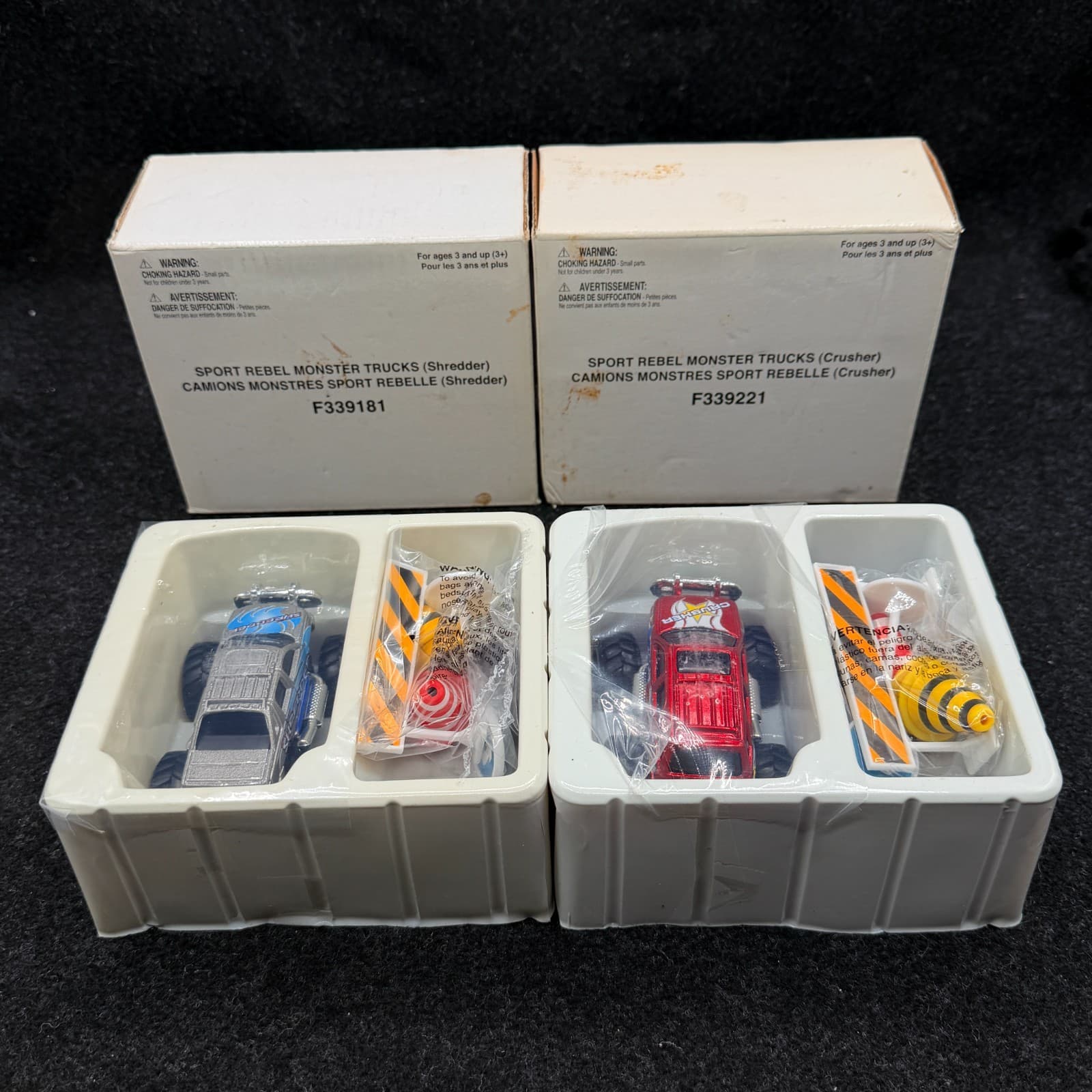 2003 GM Sport Rebel Monster Truck Shredder F339181 & Crusher F339221