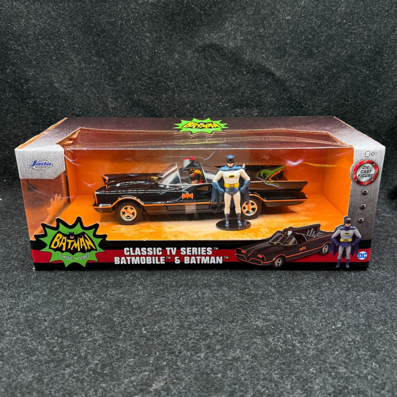 Jada Batman Classic TV Series Batmobile and Batman 1/24 (H)