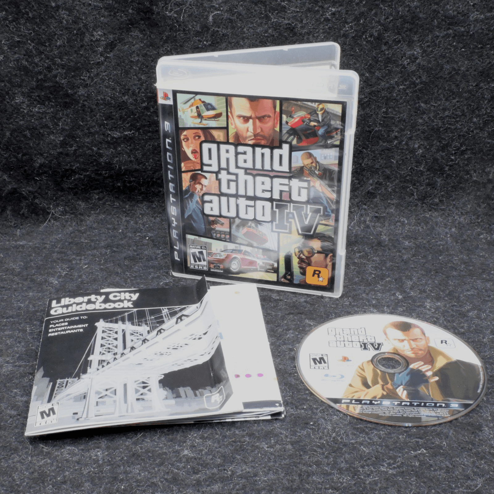 Grand Theft Auto IV 4 / PlayStation 3 PS3 / CIB W Map / Clean / Tested /