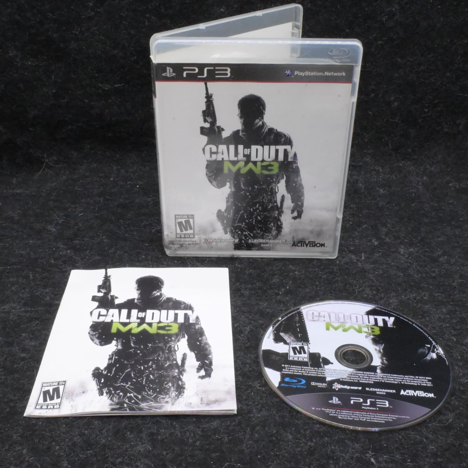 Call of Duty: Modern Warfare 3 MW3 (Sony PlayStation 3, 2011) PS3 Complete CIB