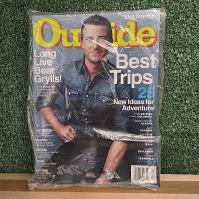 Bear Grylls - Outside Magazine - April 2018 - 2018 Travel Special Best Trips