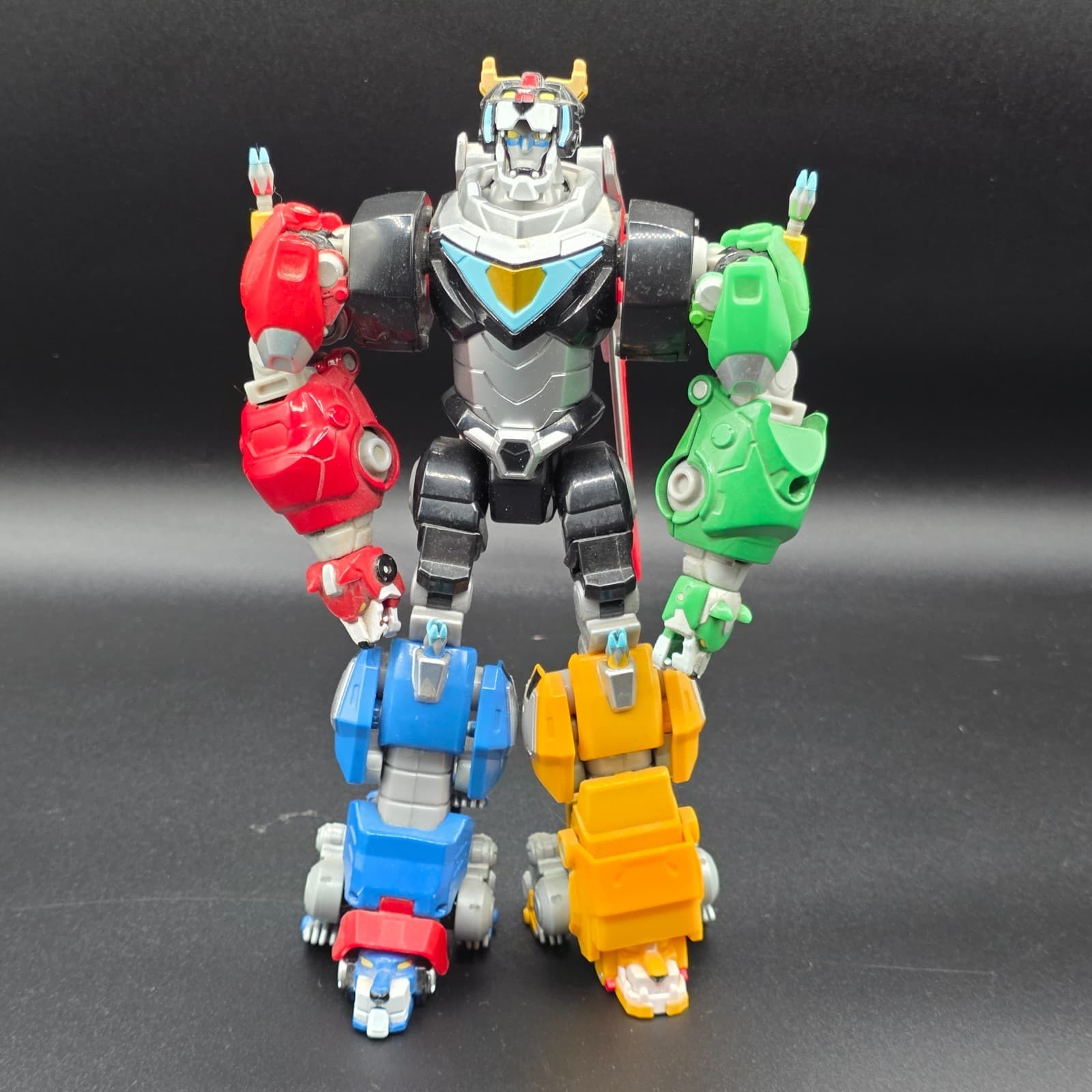 Playmates VOLTRON Legendary METAL Defender COMPLETE 8" DIE-CAST SET NO WEAPON