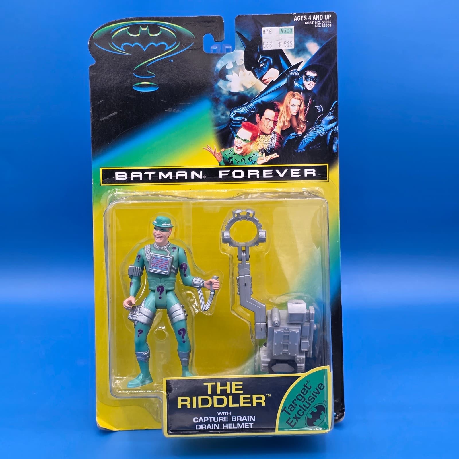 Vintage Batman Forever Movie The Riddler Action Figure Kenner 1995
