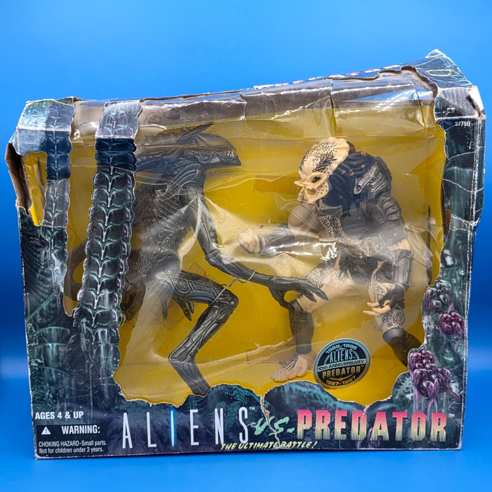 Aliens vs Predator "The Ultimate Battle" 1996 10th Aniversary Hasbro Kenner NIB