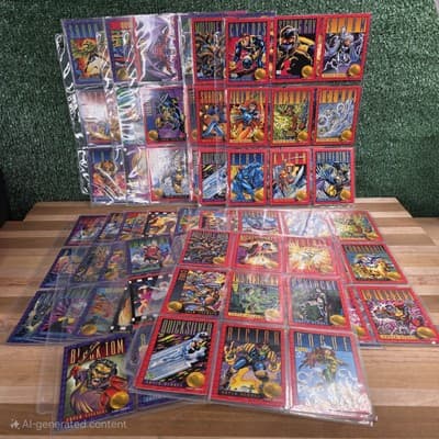 Vintage 1993 X-Men II Lot of Cards Comic Trading Card Set