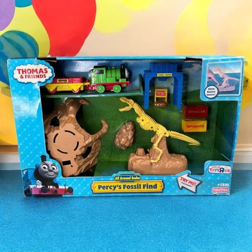 2010 Fisher Price Thomas & Friends All Around Sodor Percy's Fossil Find Toysrus
