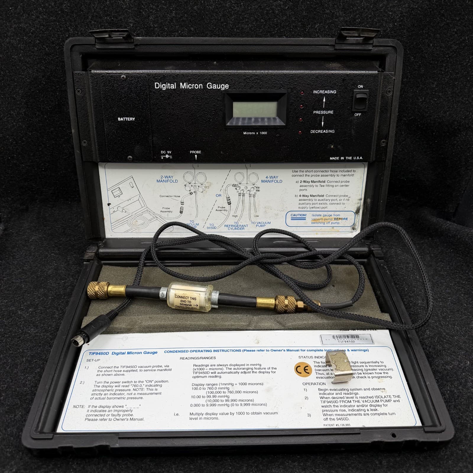 TIF 9450D Digital Micron Gauge