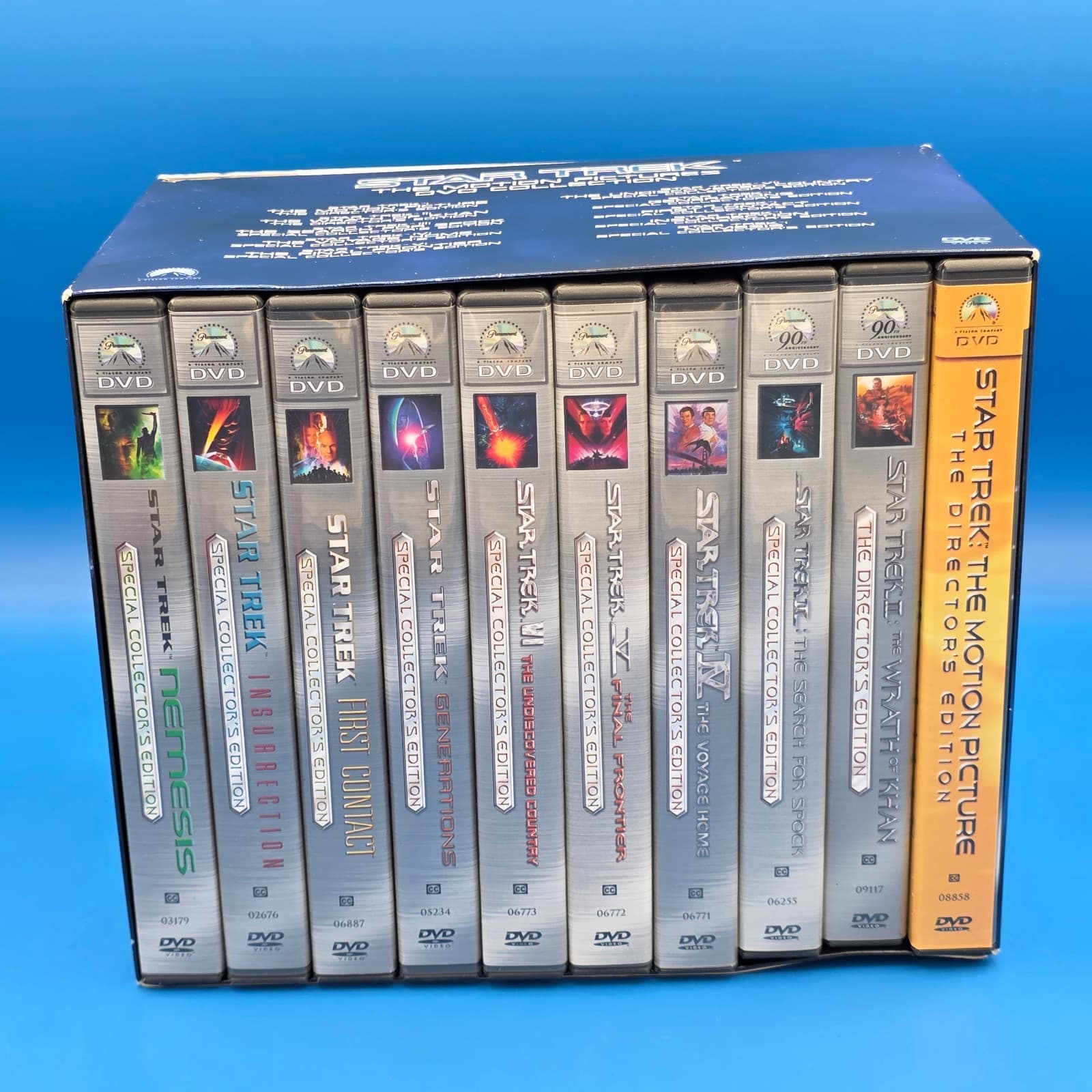 Star Trek The Motion Pictures DVD Collection Box Set - 20 Discs