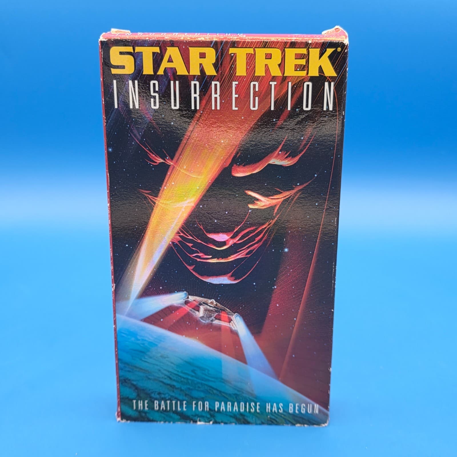 Star Trek Insurrection VHS Tape 1999 Sci-Fi Patrick Stewart Michael Dorn Movie