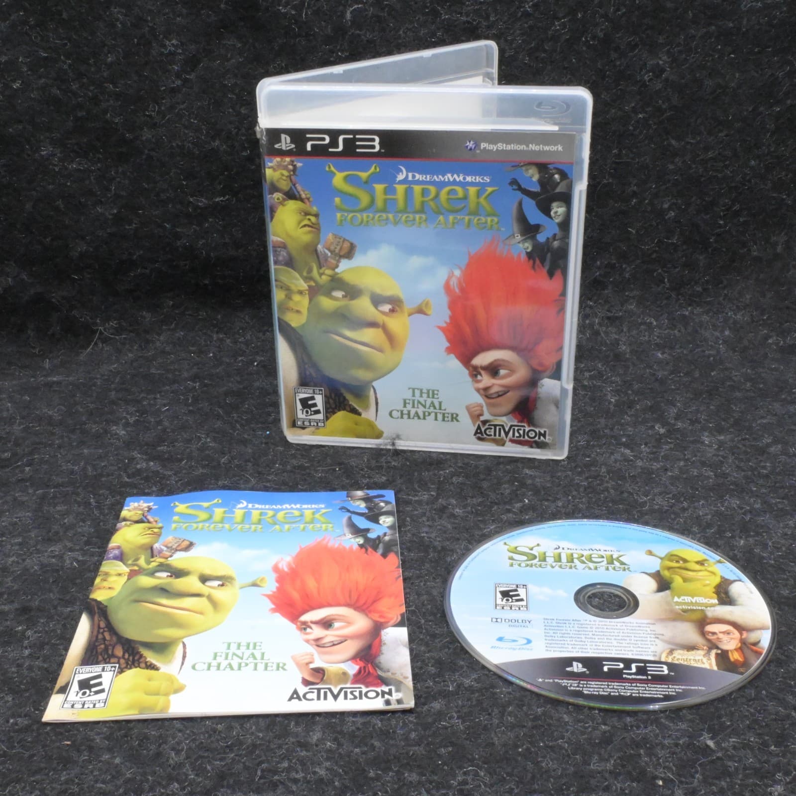 Dreamworks Shrek Forever After Sony PlayStation 3 PS3 Cib Tested and Working