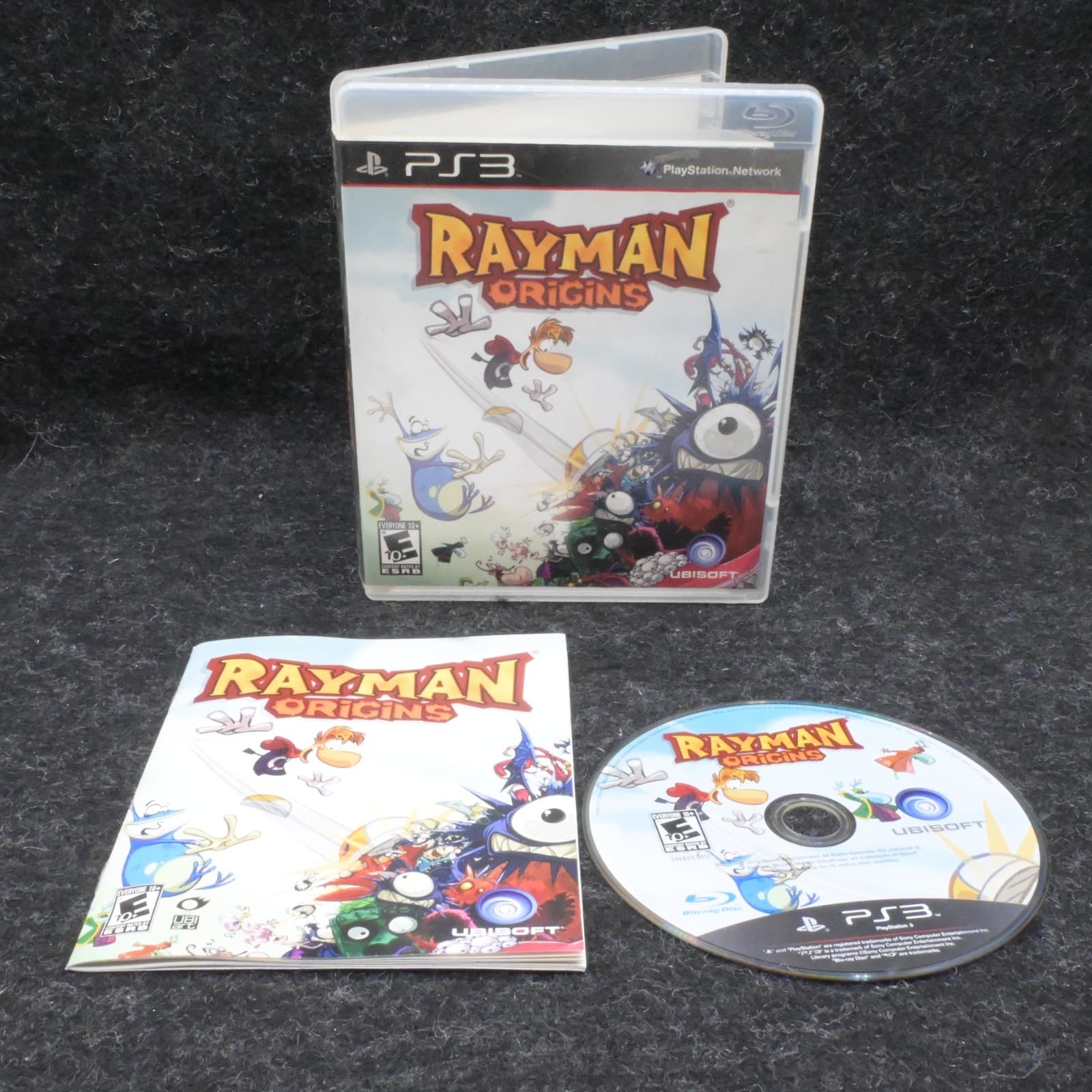 Rayman Origins PS3 Sony PlayStation 3 Complete CIB Tested Working