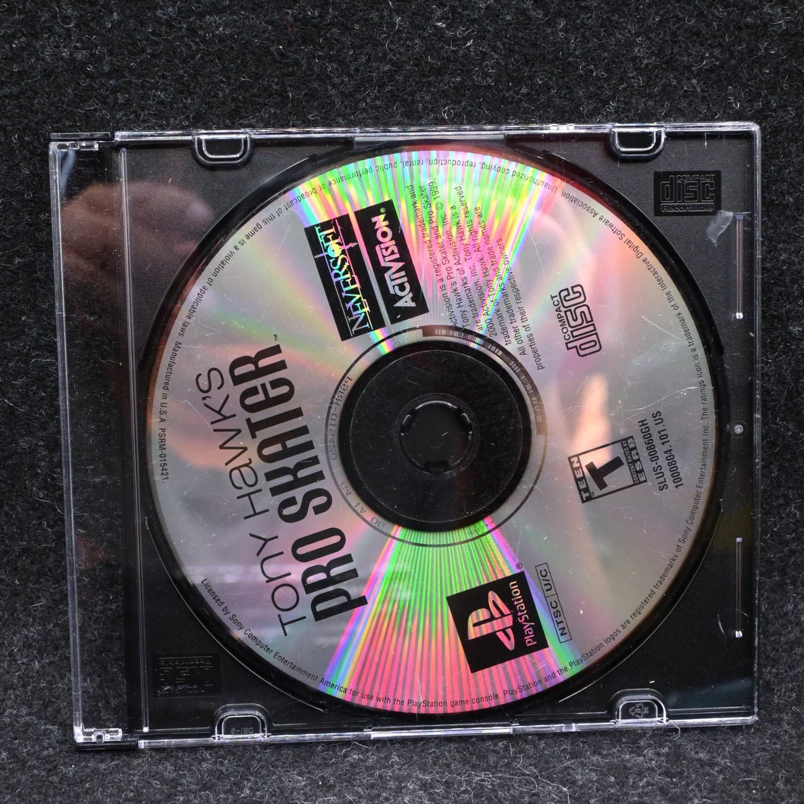 Tony Hawk's Pro Skater Play Station 1 PS1 Disc Only