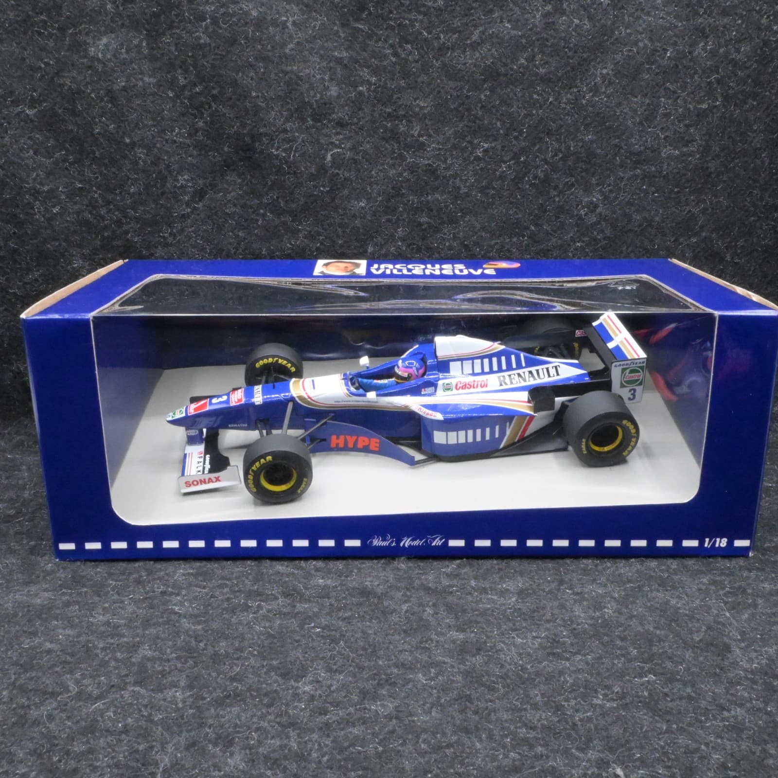 Jaques Villeneuve Diecast 1:18 Williams F1 Fw19