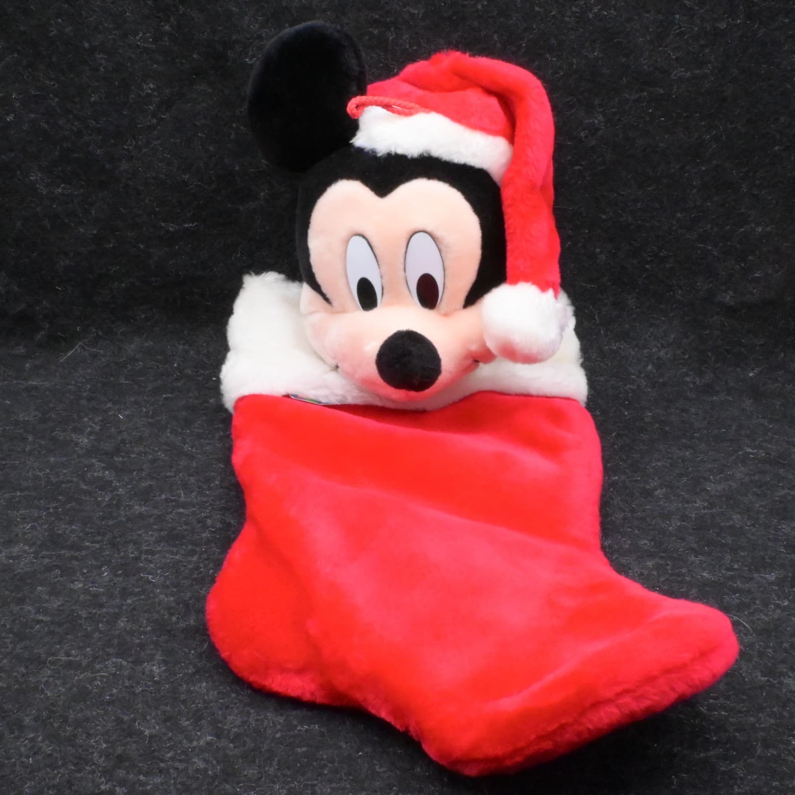 Disney Christmas Mickey Mouse Stocking 3D Santas Best Plush 90s Vintage
