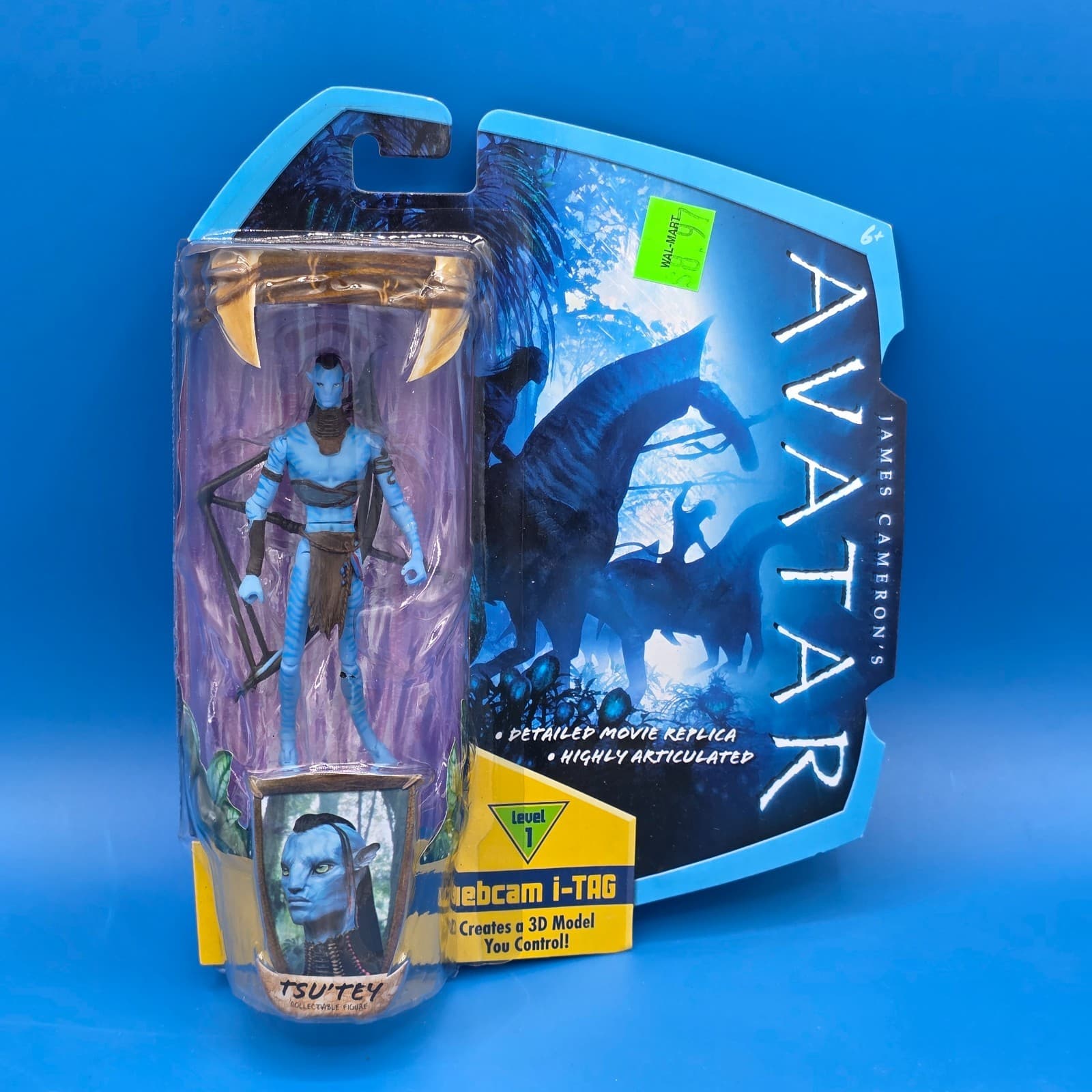 Tsu'Tey Warrior Figure James Cameron's Avatar 2009 Mattel NIB 4 INCH