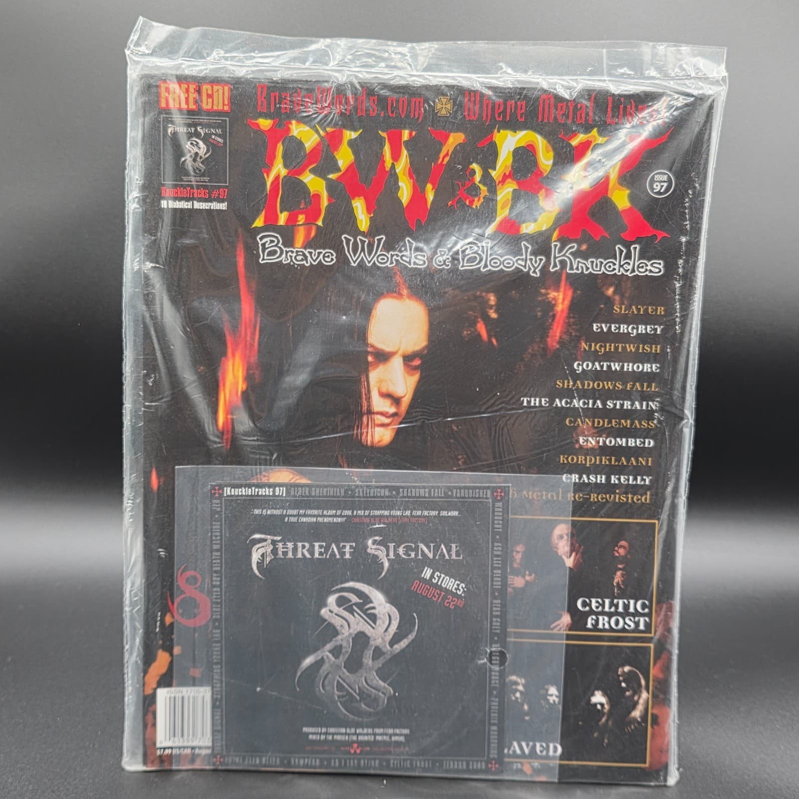 BW & BK Magazine #97 Brave Words & Bloody Knuckles SATYRICON CELTIC FROST ENSLAV