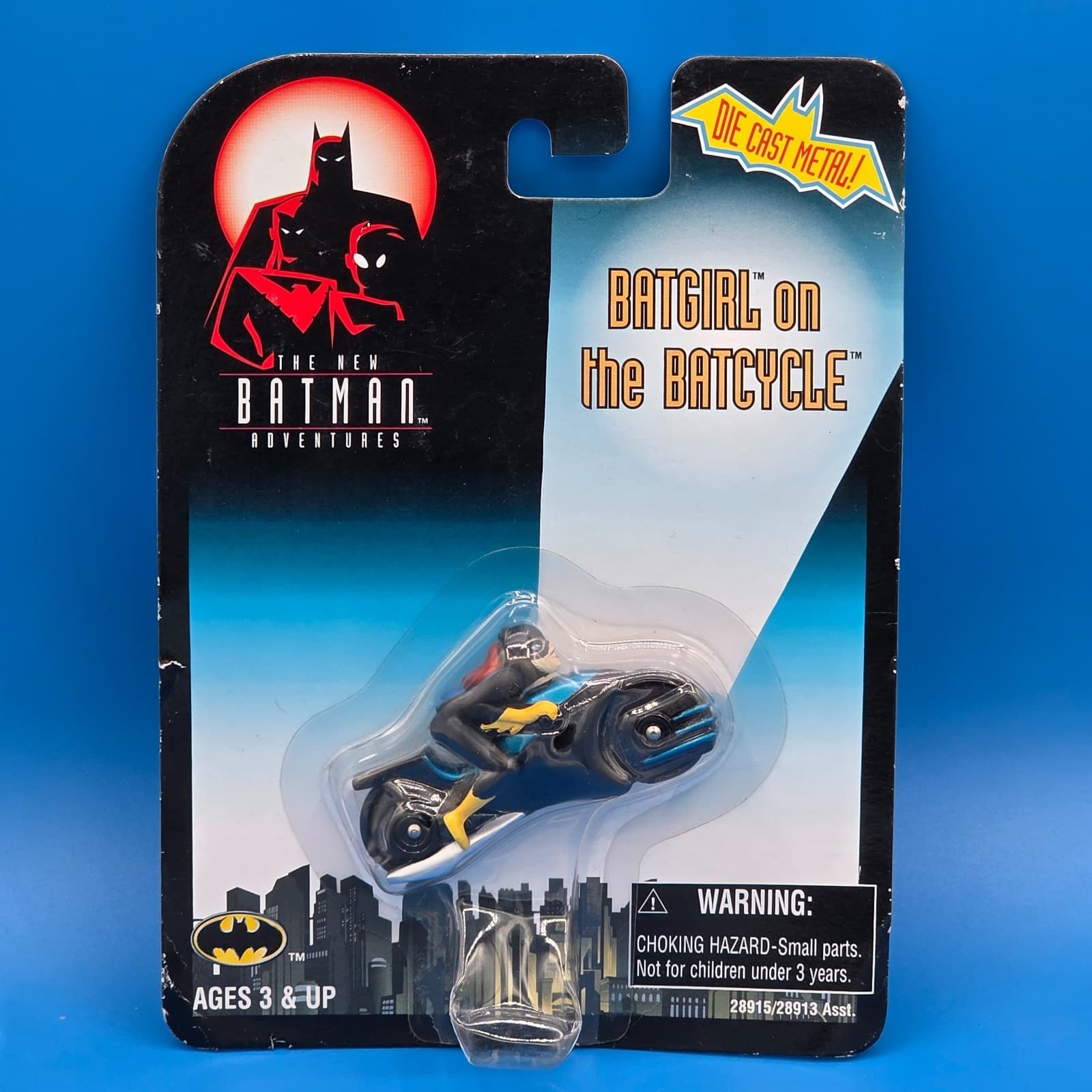 The New Batman Adventures Batgirl On Batcycle Die Cast Metal