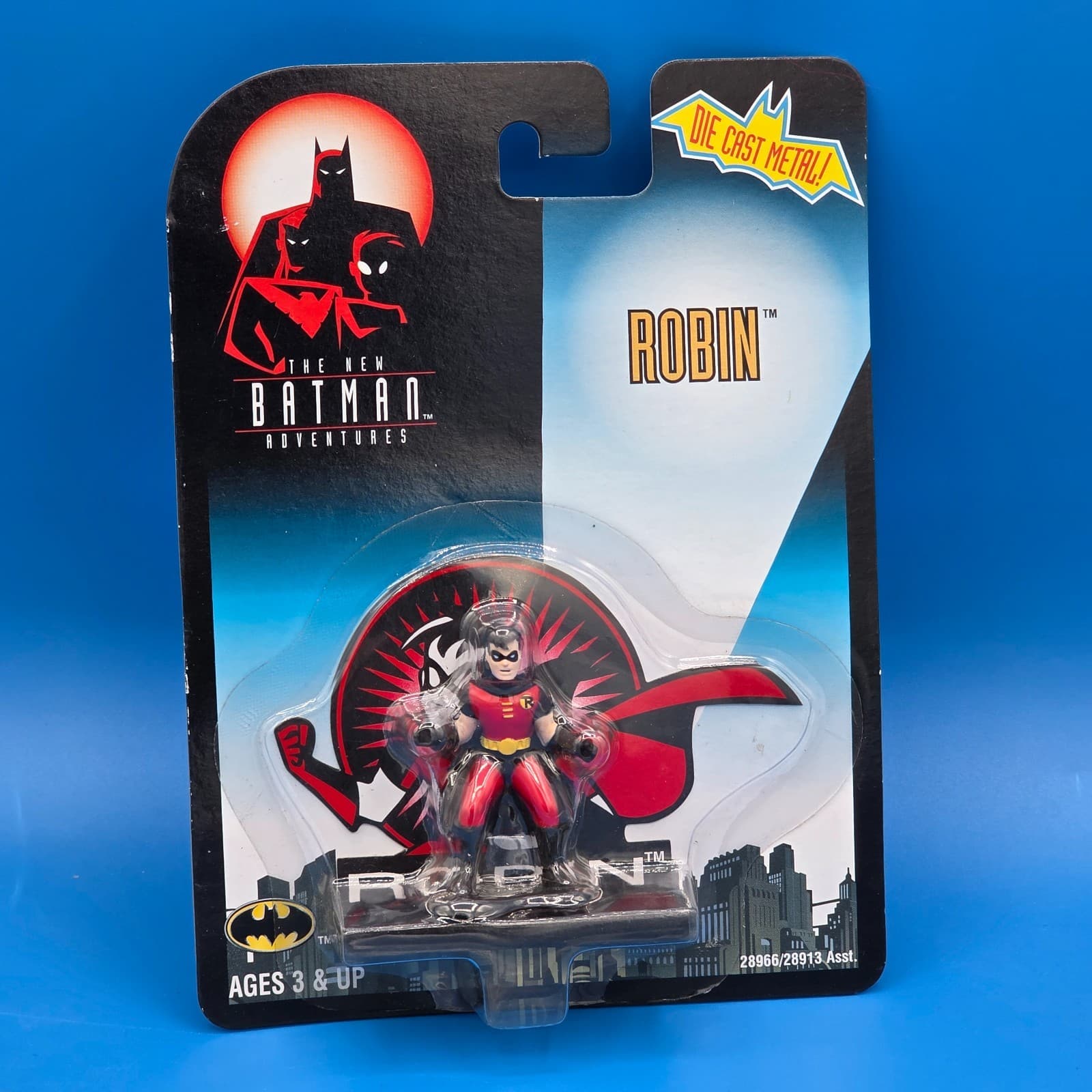 Batman The New Adventures Robin Die Cast Metal Figure New in Box Kenner NIP