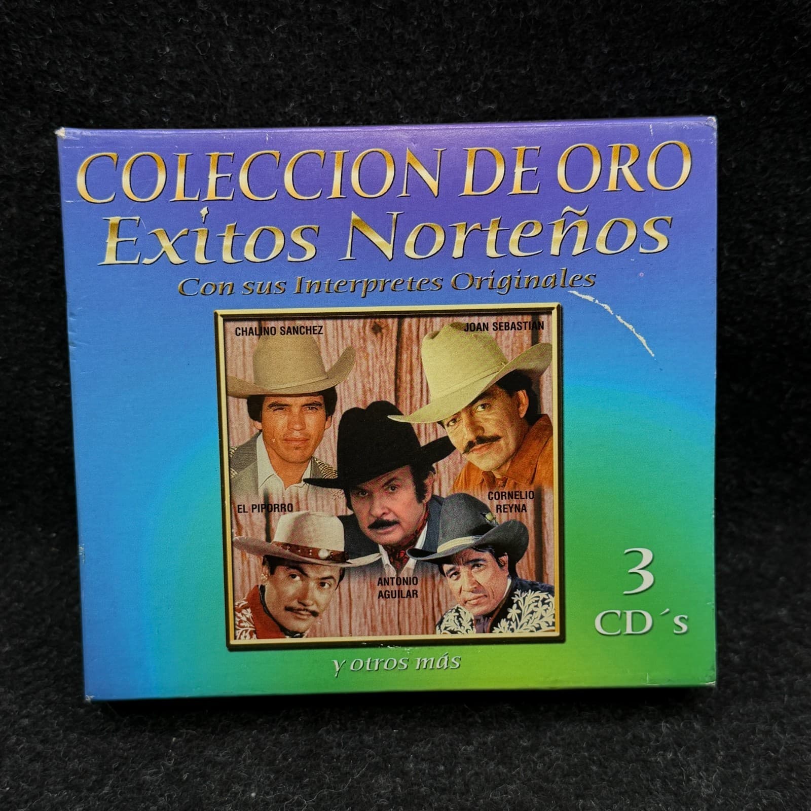 COLECCION DE ORO 3 DISC CD EXITOS NORTENOS