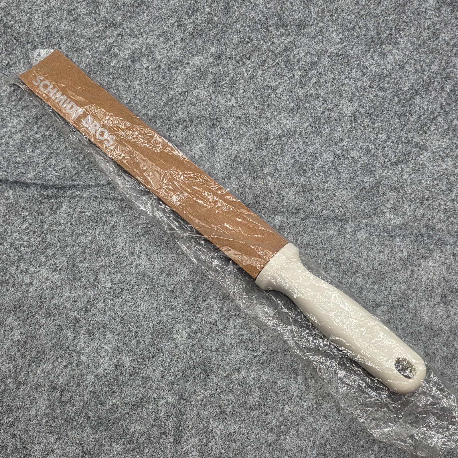 Schmidt Bros Honing Rod German Stainless Steel White Handle