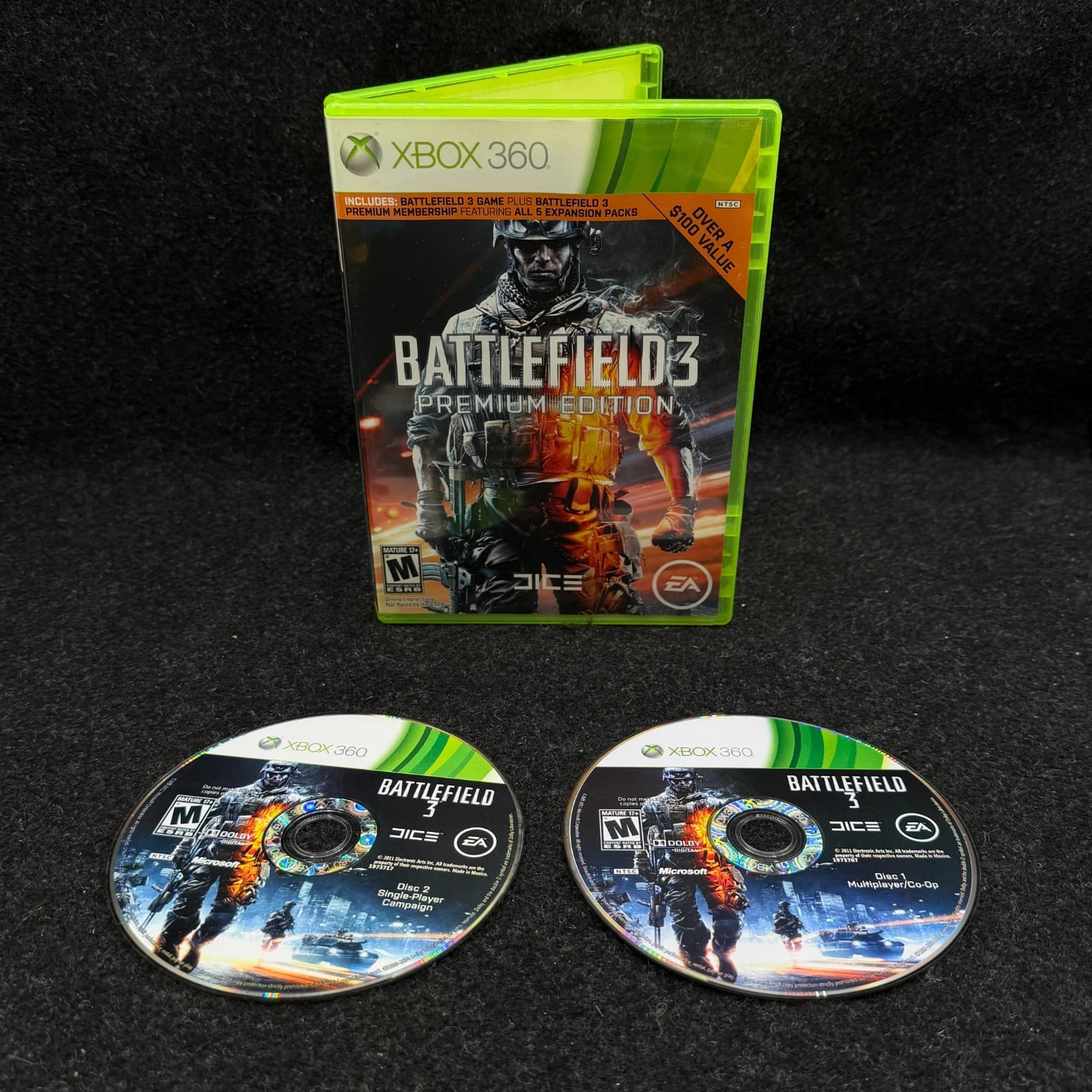 Battlefield 3: Premium Edition (Xbox 360) NO MANUAL