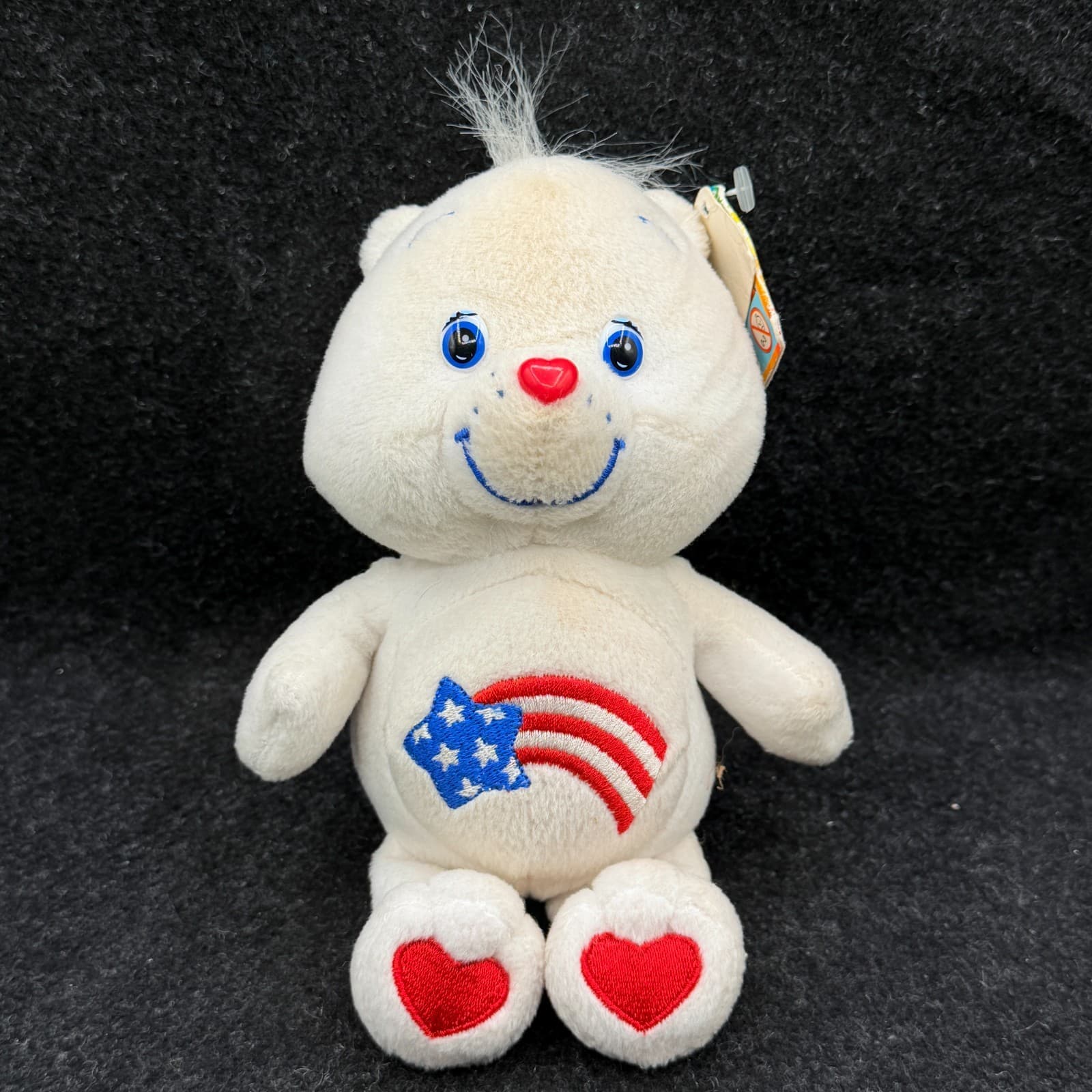 Care Bears America Cares Bear Red White & Blue Shooting Star 2003 NWT