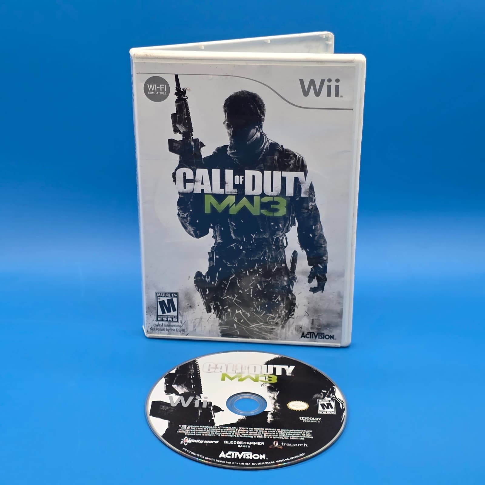 Call of Duty: Modern Warfare 3 (Nintendo Wii, 2011) NO MANUAL