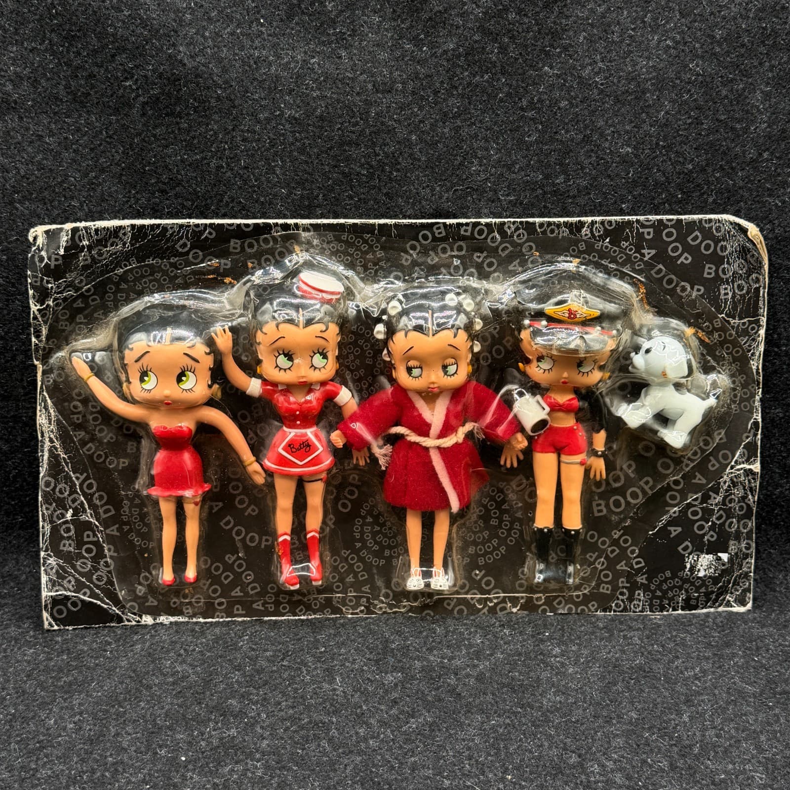 Betty Boop Limited "Boop-Oop-Edition" Bendable Figure Set NO BOX