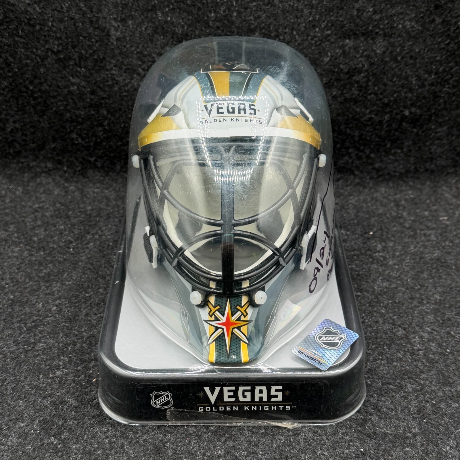 Vegas Golden Knights Unsigned Franklin Sports Replica Mini Goalie Mask