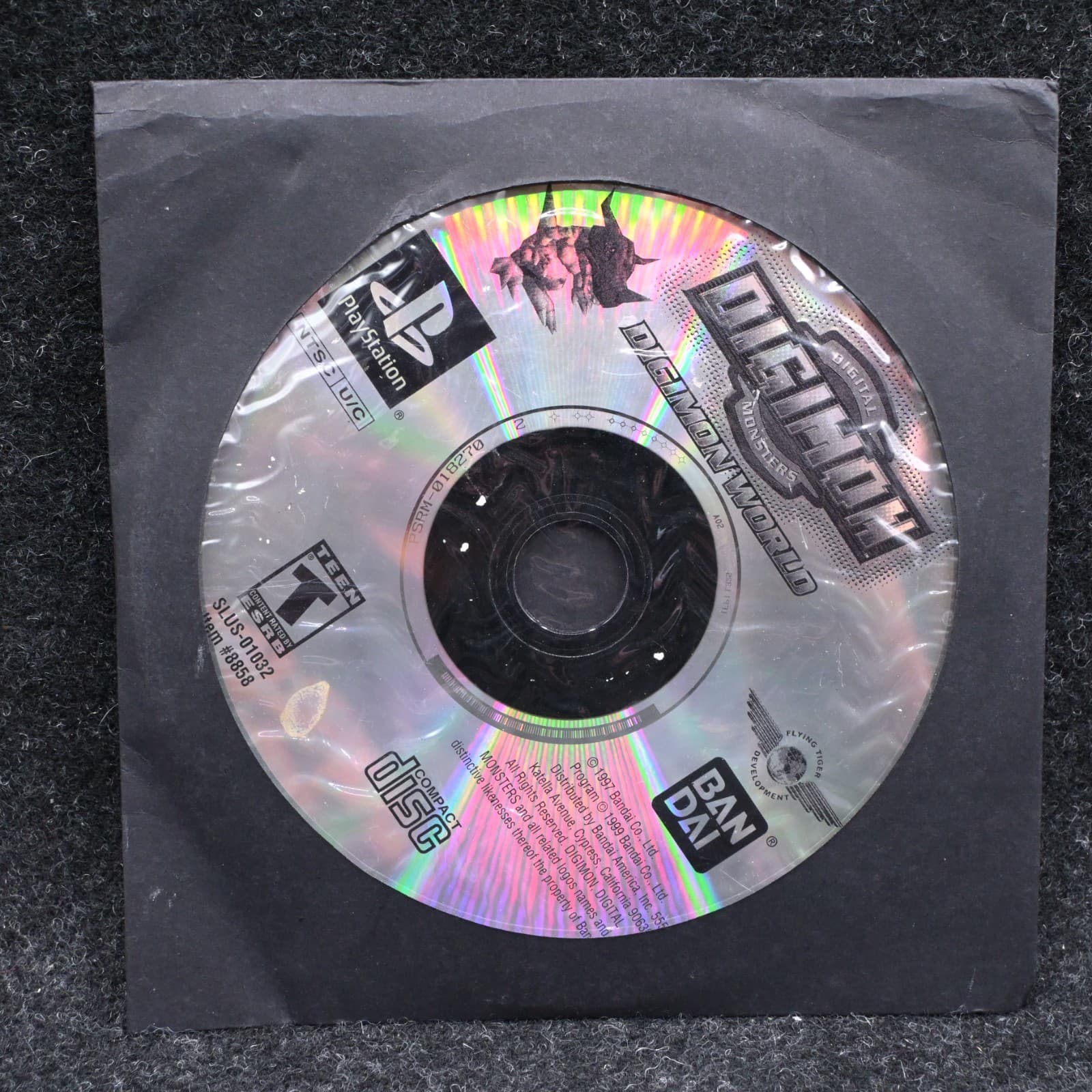 Digimon World (Sony Playstation 1 PS1 2000) Disc only Tested And Working