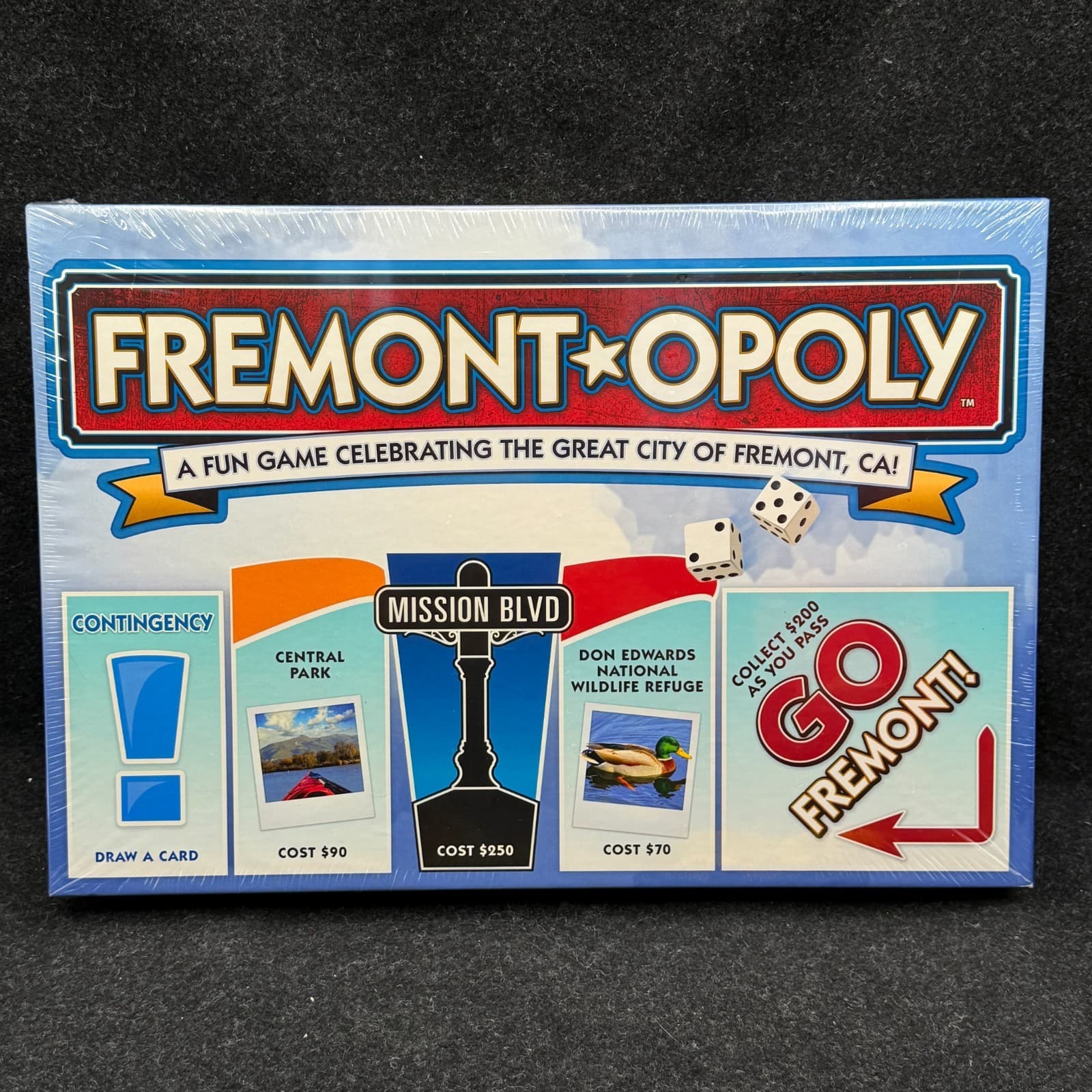 Fremont Opoly, Monopoly Game USA, Fremont, California - NEW - Limited