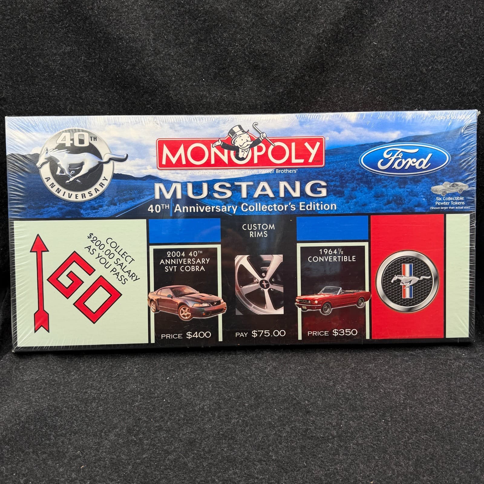 NEW Ford Mustang Monopoly 40th Anniversary Collector's Edition Parker Brothers