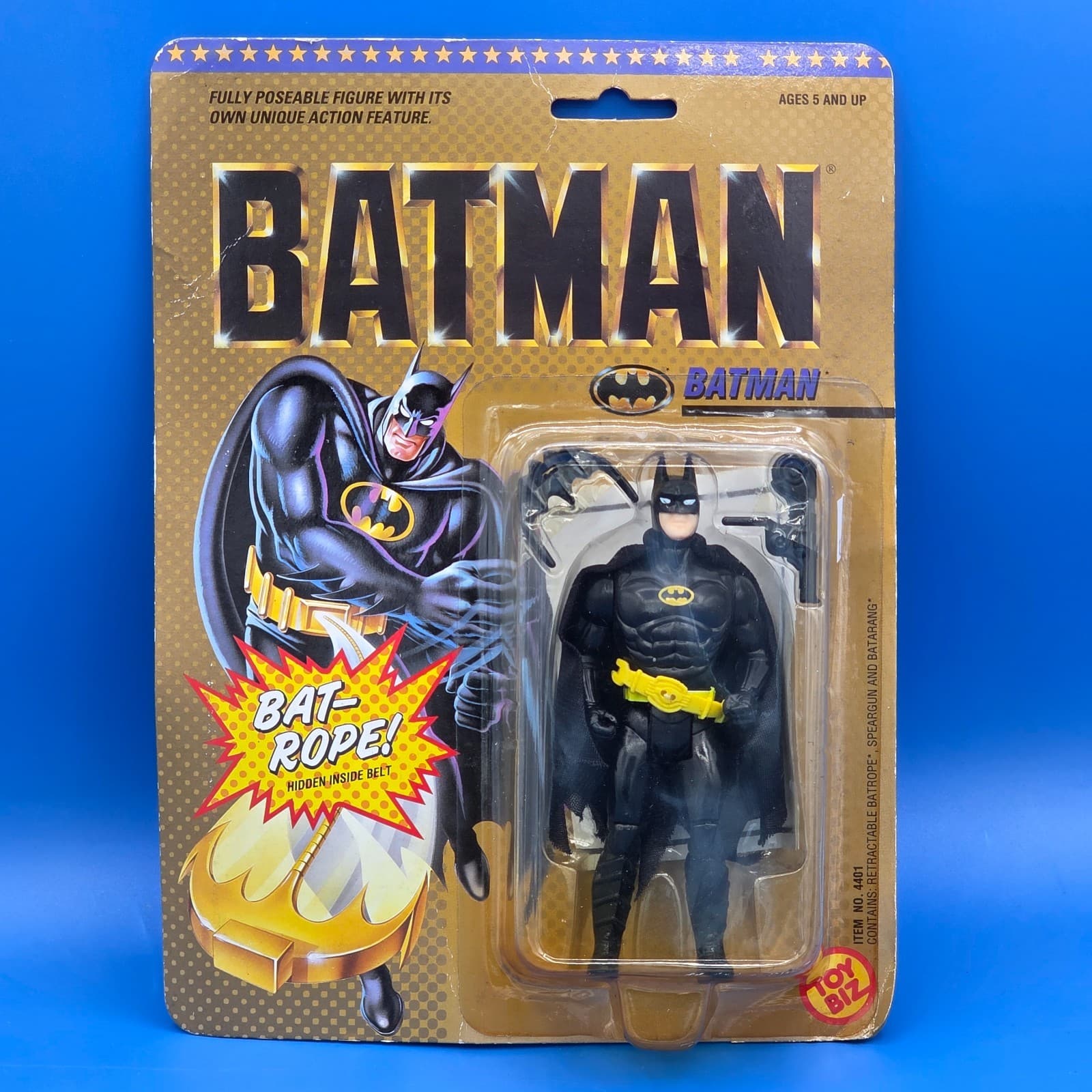 Batman Bat-Rope DC Comics 1989 Toy Biz Action Figure #4401