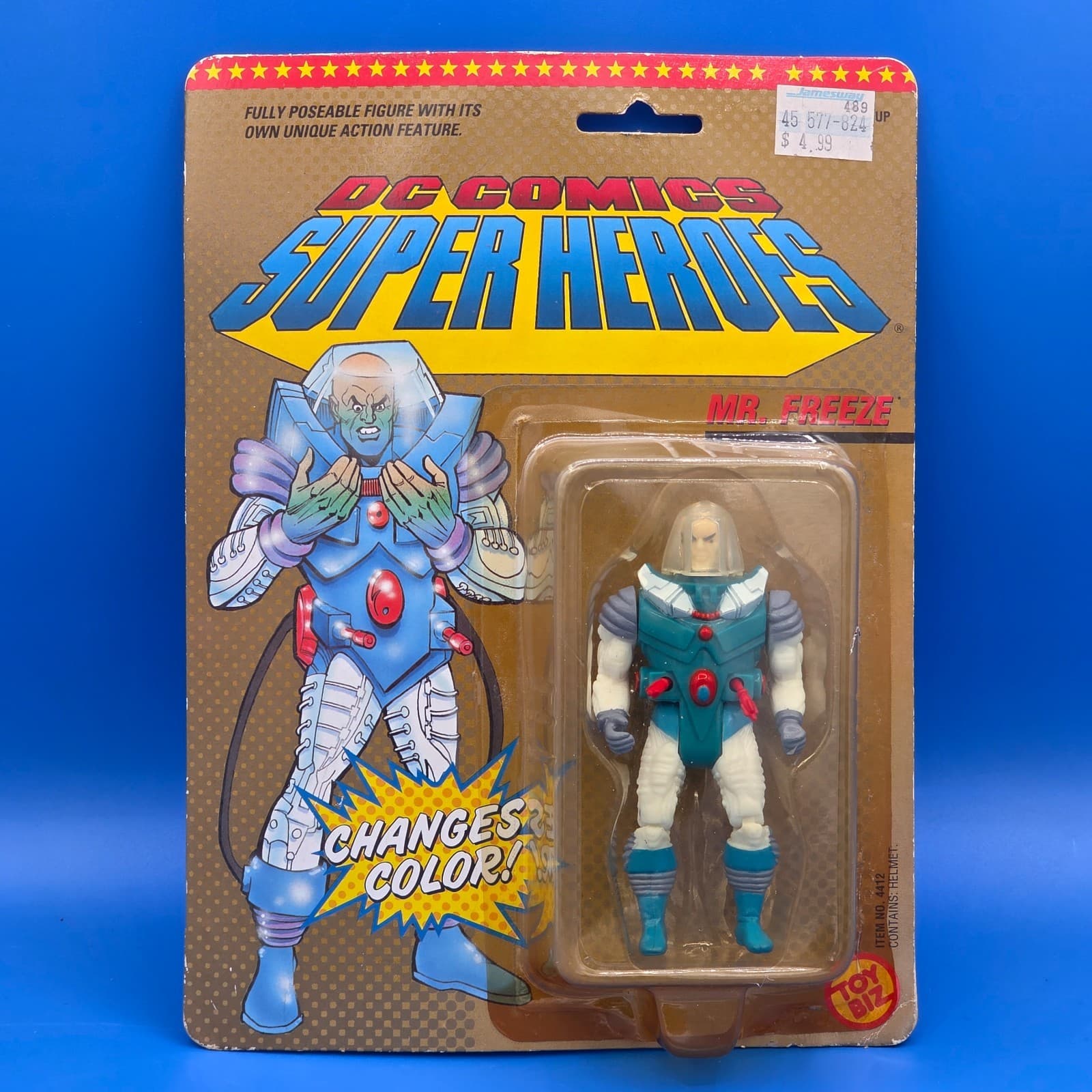 DC Comics Super Heroes Mr. Freeze Action Figure 1989 ToyBiz Vintage NEW