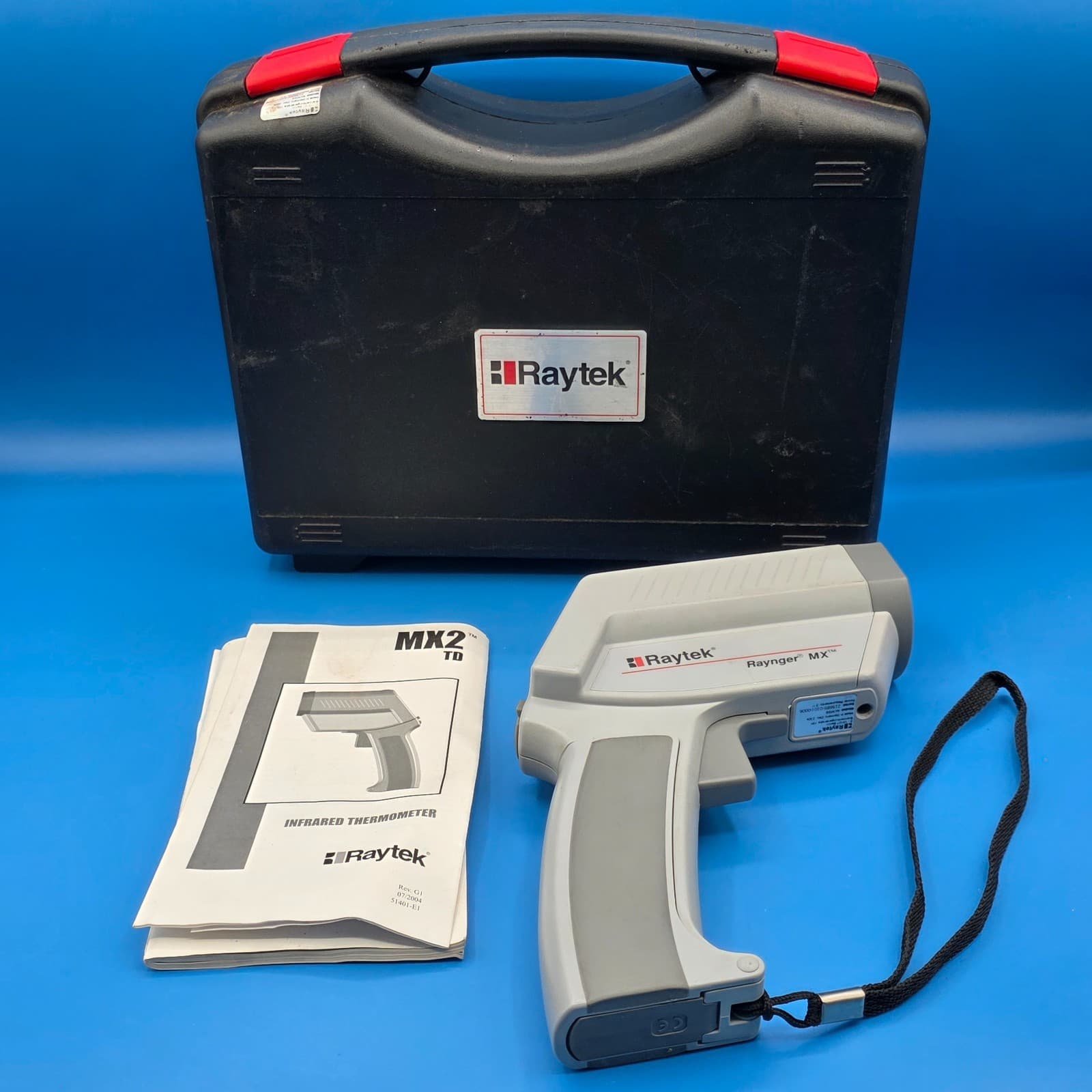 Raytek Raynger MX Infrared Thermometer w/ Case Model: 4KM98 Tested & Working