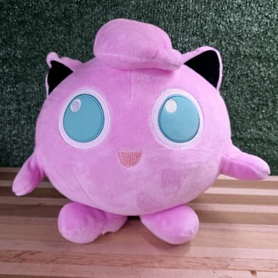 Build A Bear 2018 Pokemon Non Talking Jigglypuff BAB Retired Pink Plush Stuffie