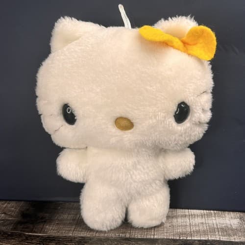 VTG 1976 Sanrio 10" HELLO KITTY 1st Year Plush Japan Missing Overalls