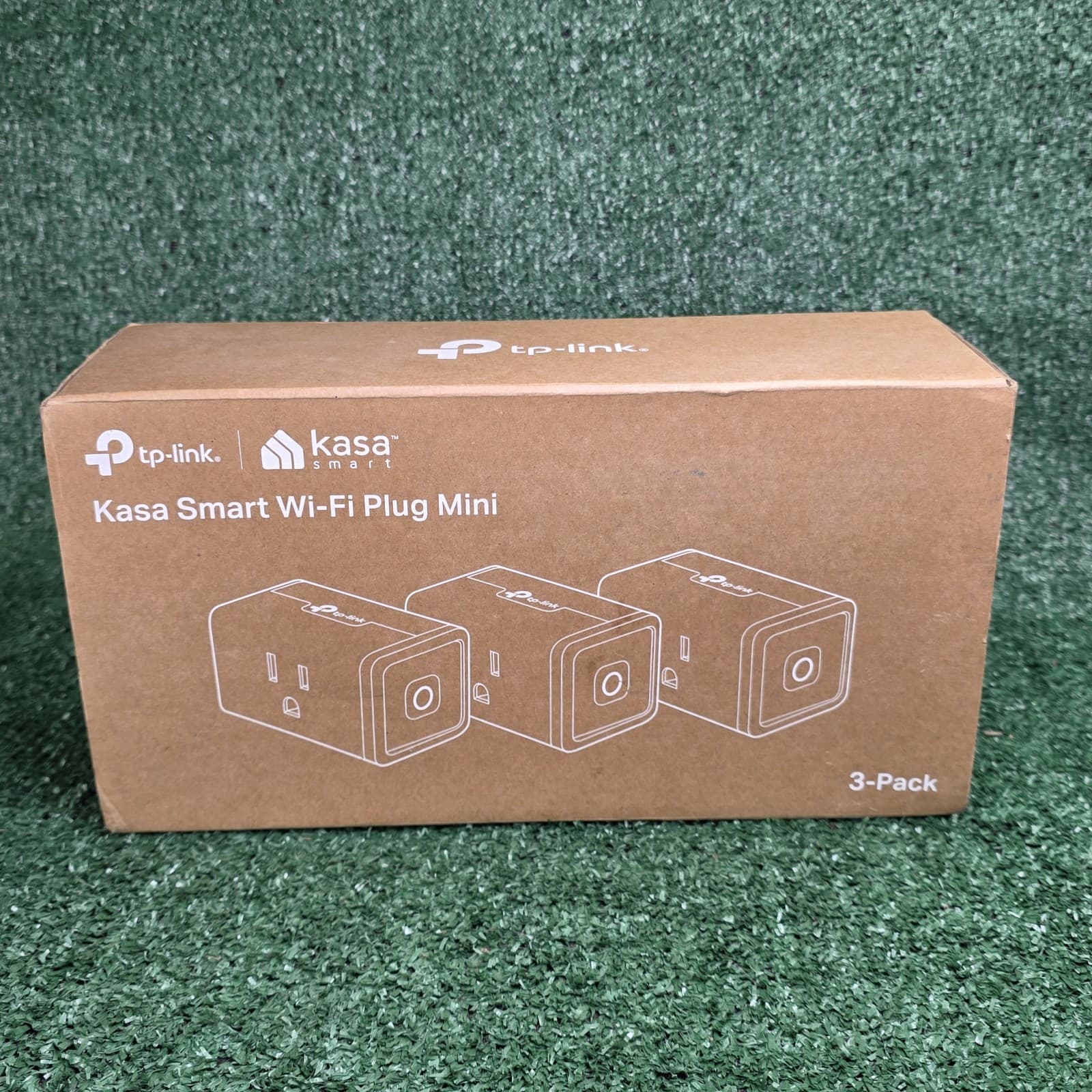 3 PACK TP-Link Kasa Smart Wi-Fi Plug Mini - White Model HS105P3