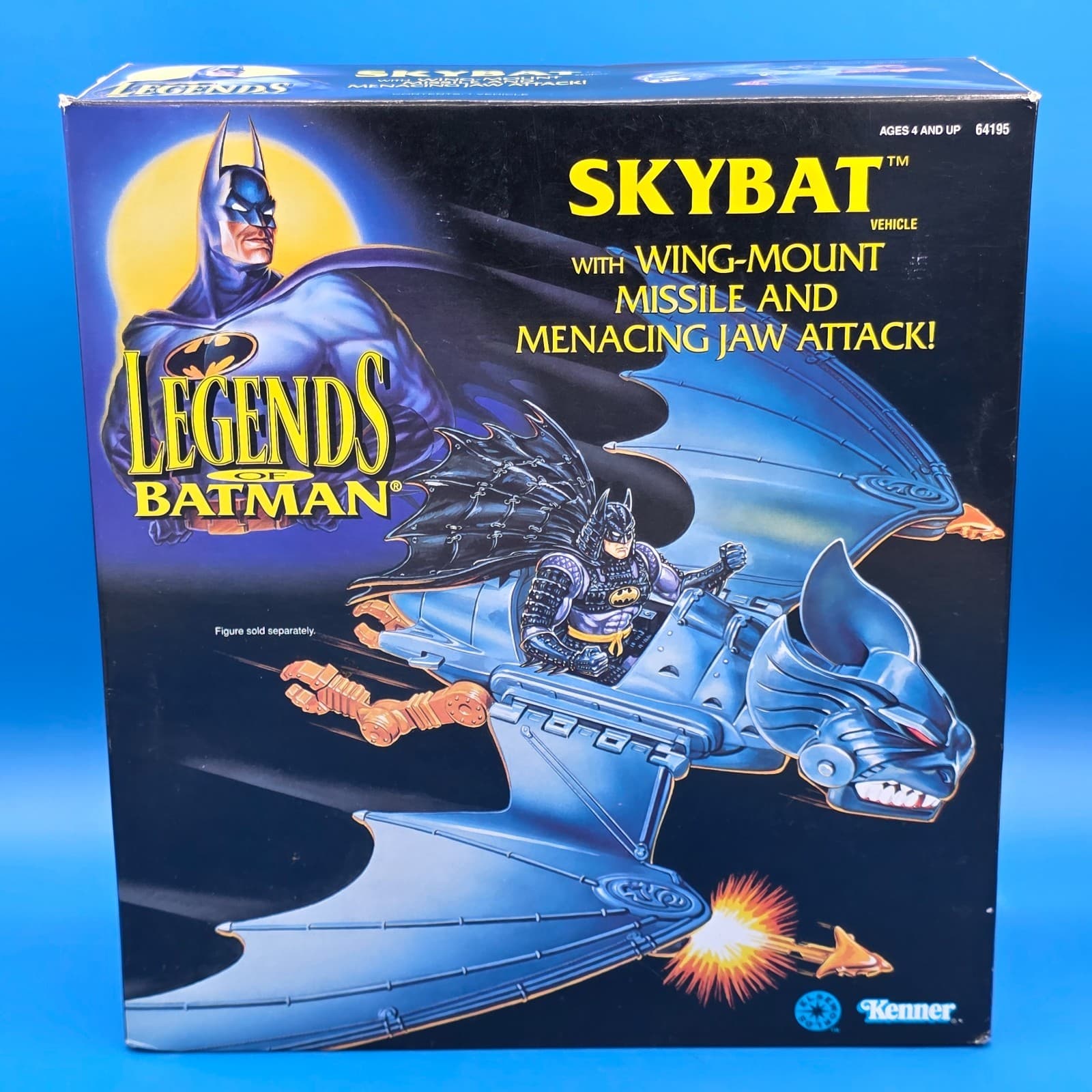 Kenner Legends Of Batman SKYBAT - Wing Mount Missile & Menacing Jaw Attack NEW