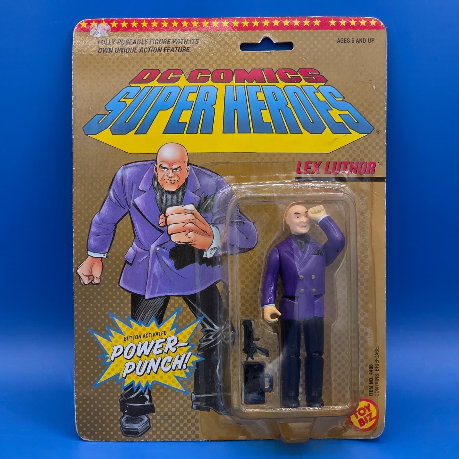 ToyBiz 1989 DC Comics Super Heroes Lex Luthor Action Figure