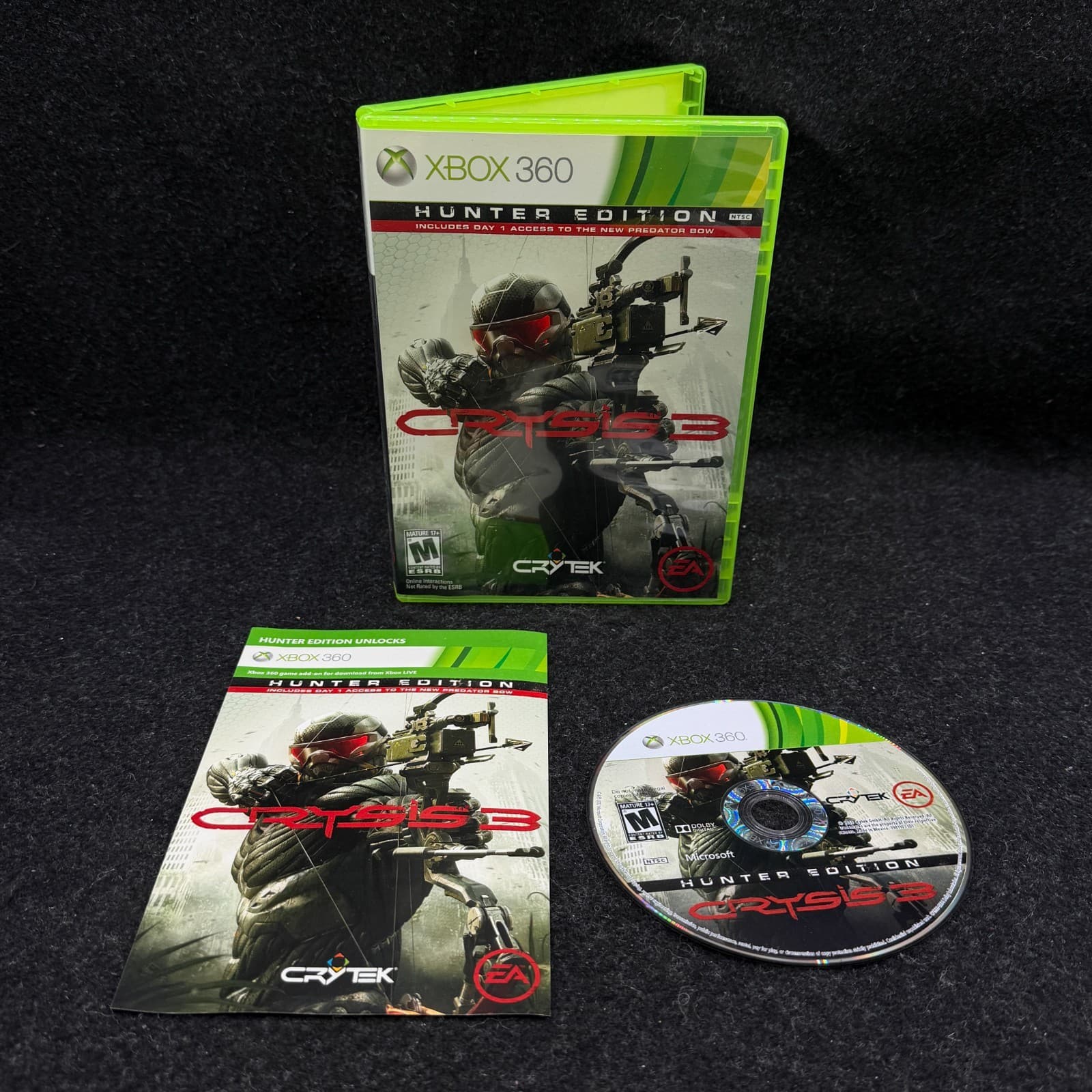 Crysis 3: Hunter Edition (Xbox 360) CIB Tested